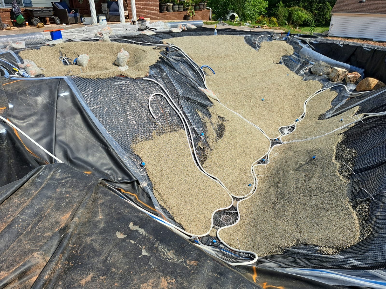 The Couch sand sculpted build — June 29