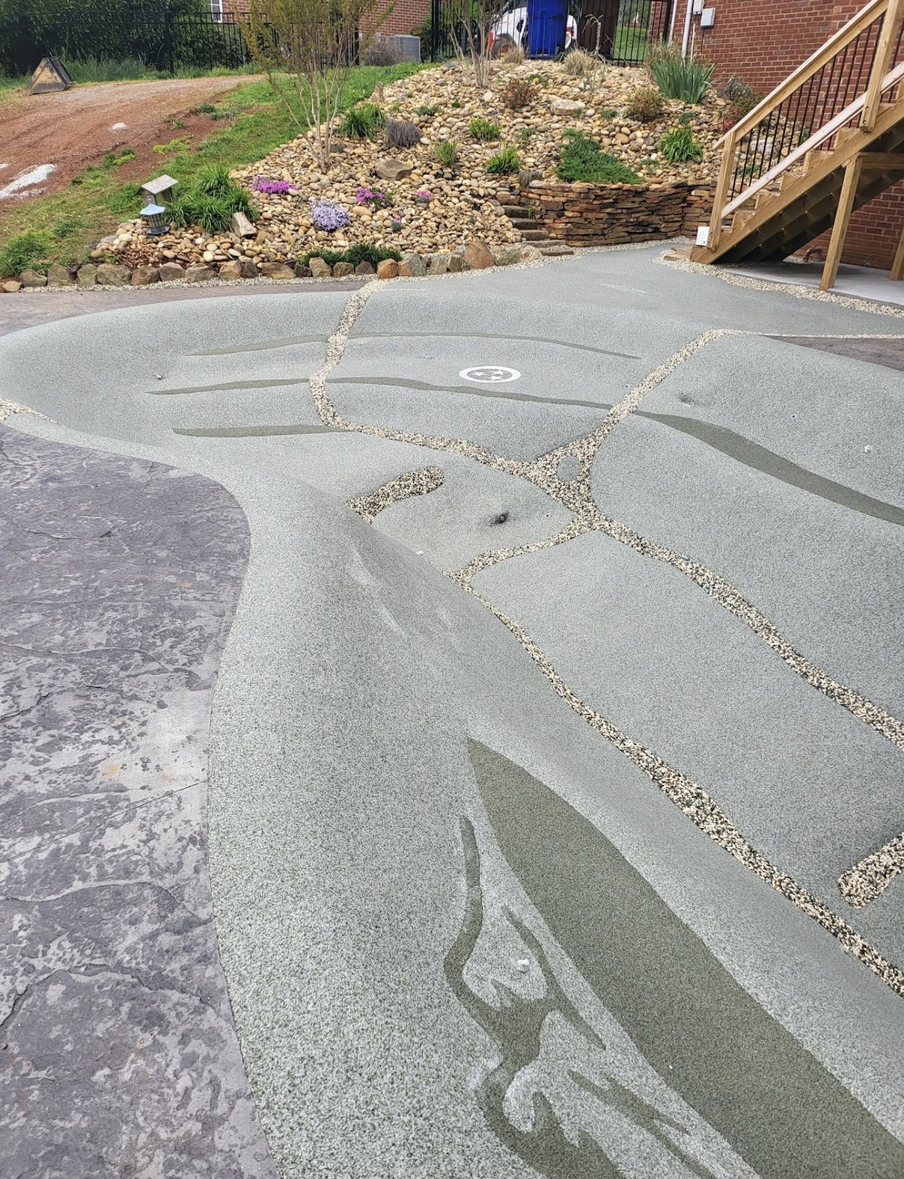 Sand sculpted pool by Blue Lagoon