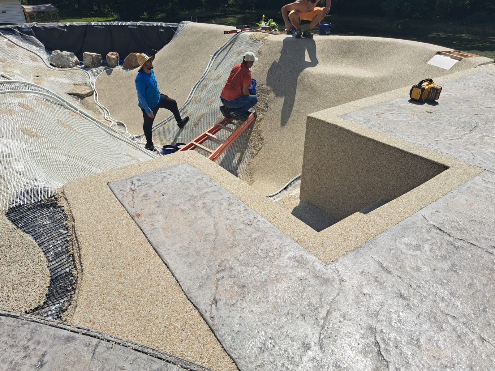 The Couch sand sculpted build — July 13