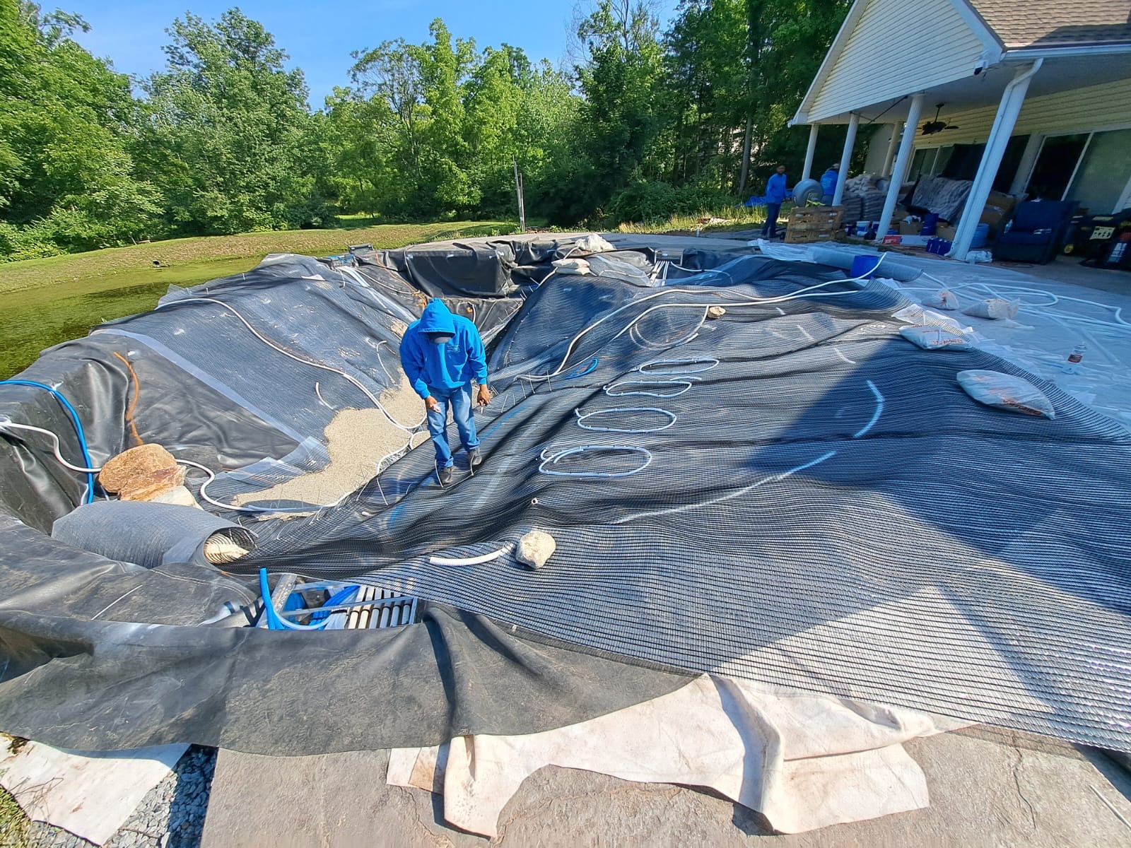 The Couch sand sculpted build — June 29