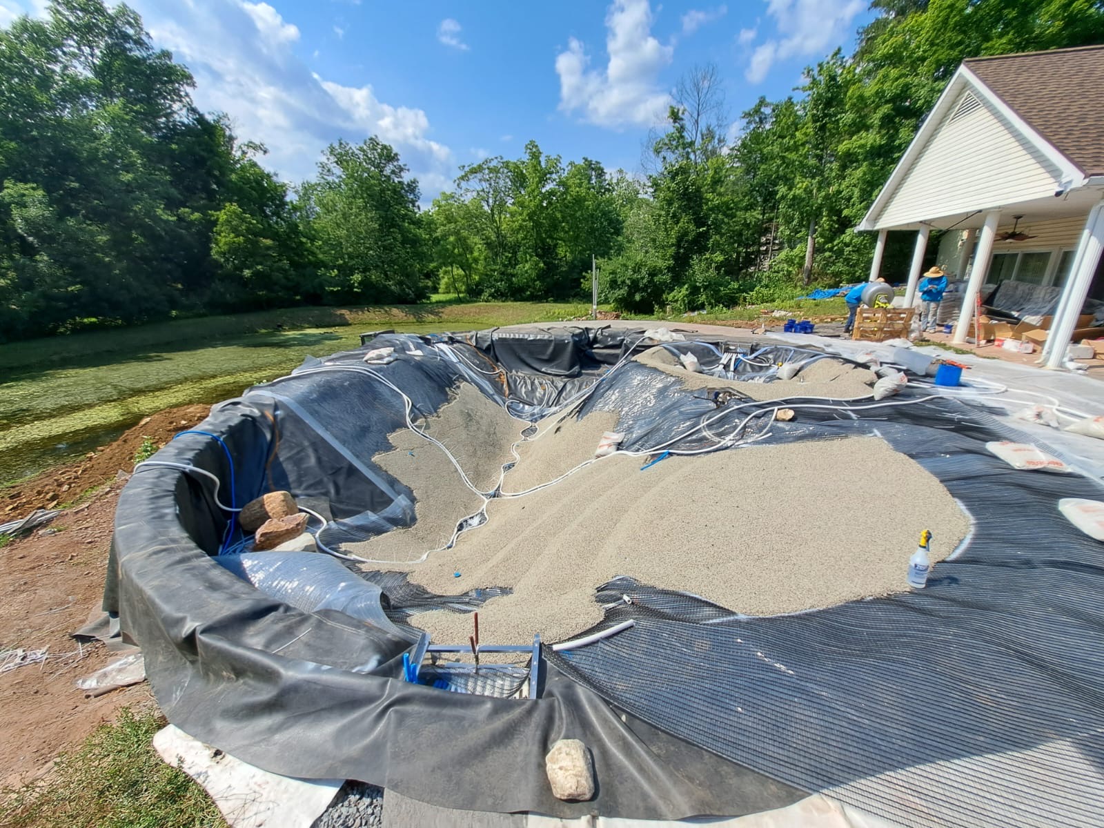 The Couch sand sculpted build — June 29