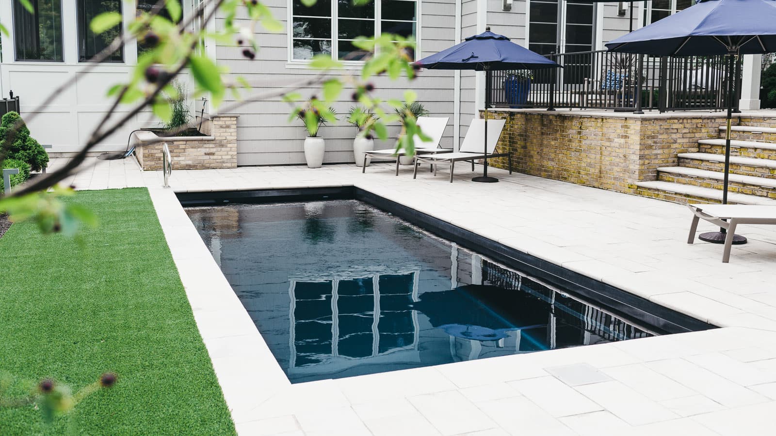 The Vision fiberglass pool by Imagine Pools