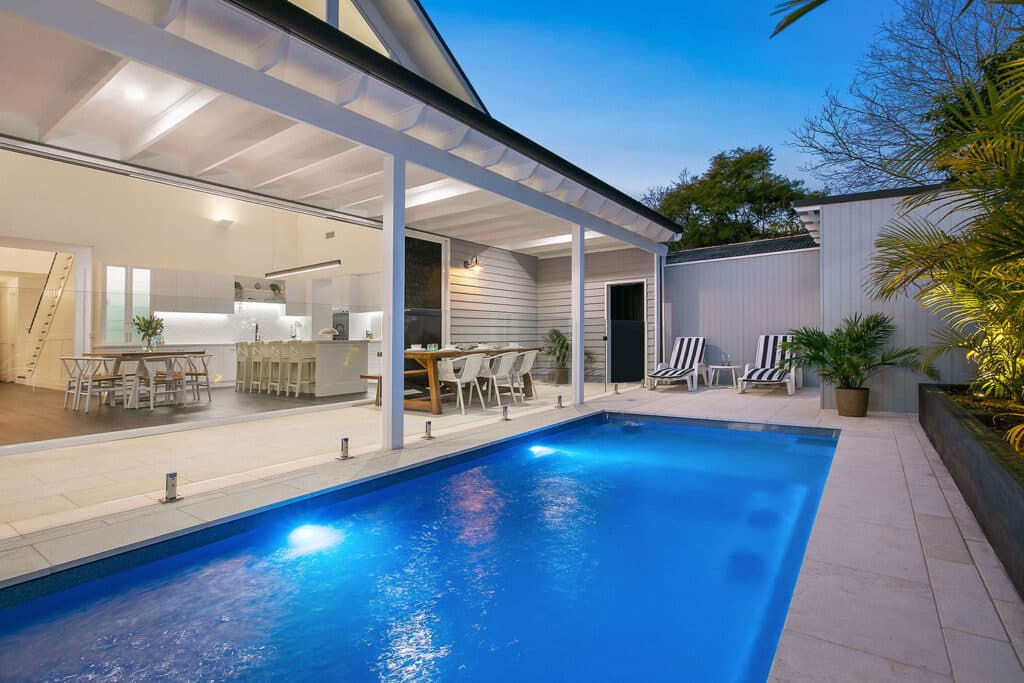 Enchantment 9.21 fiberglass pool by Latham