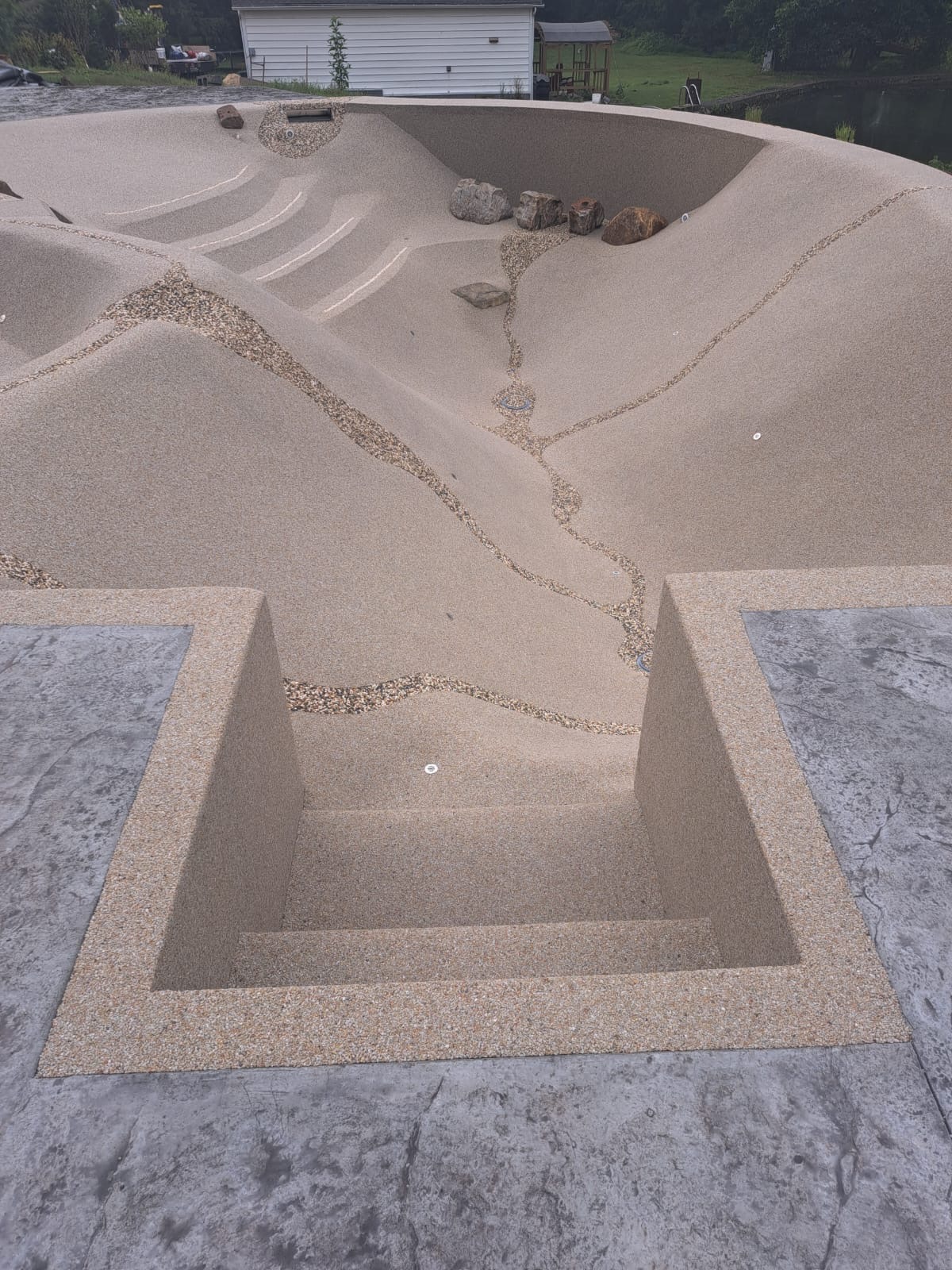 The Couch sand sculpted build — July 18