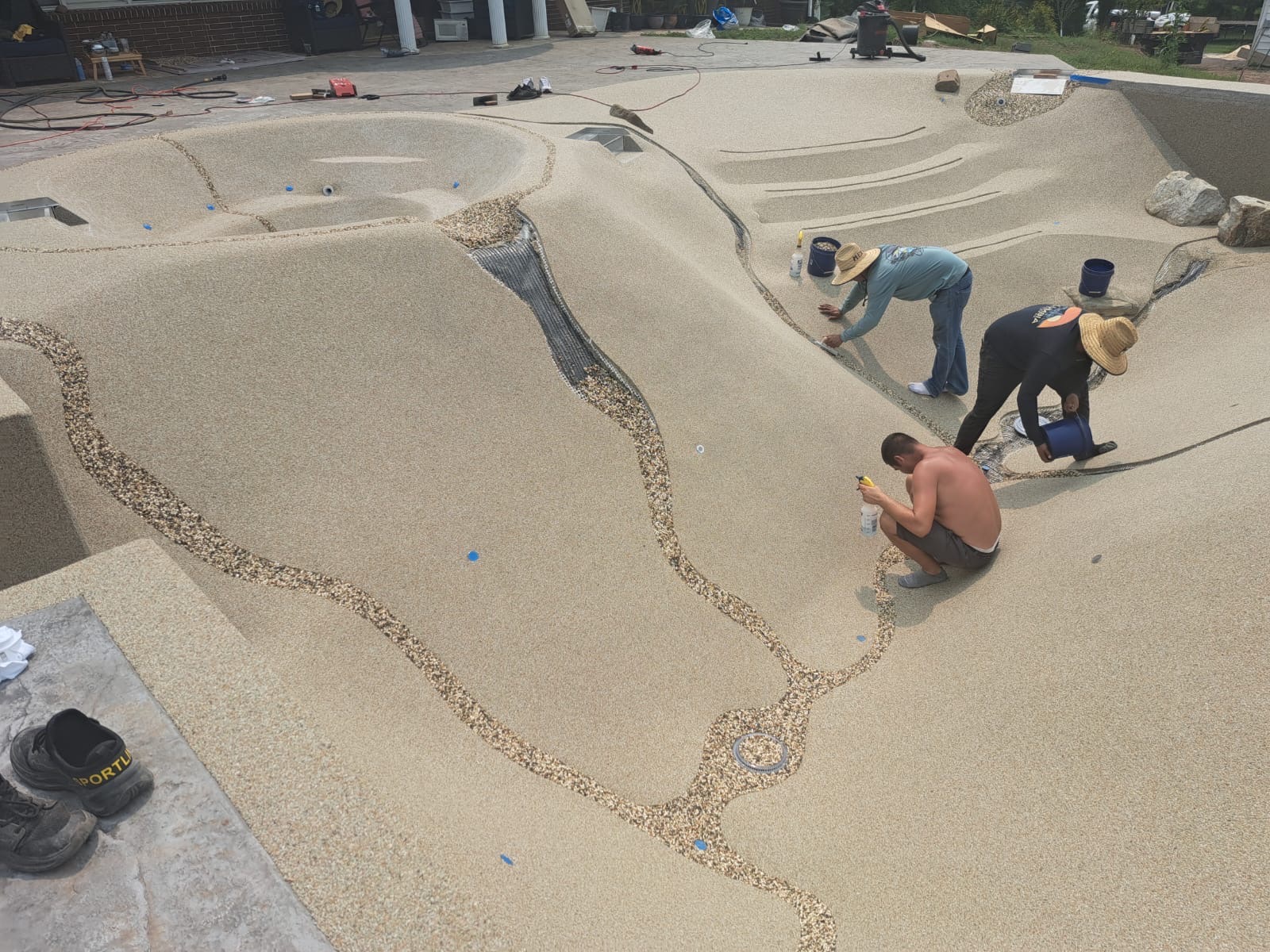 The Couch sand sculpted build — July 17