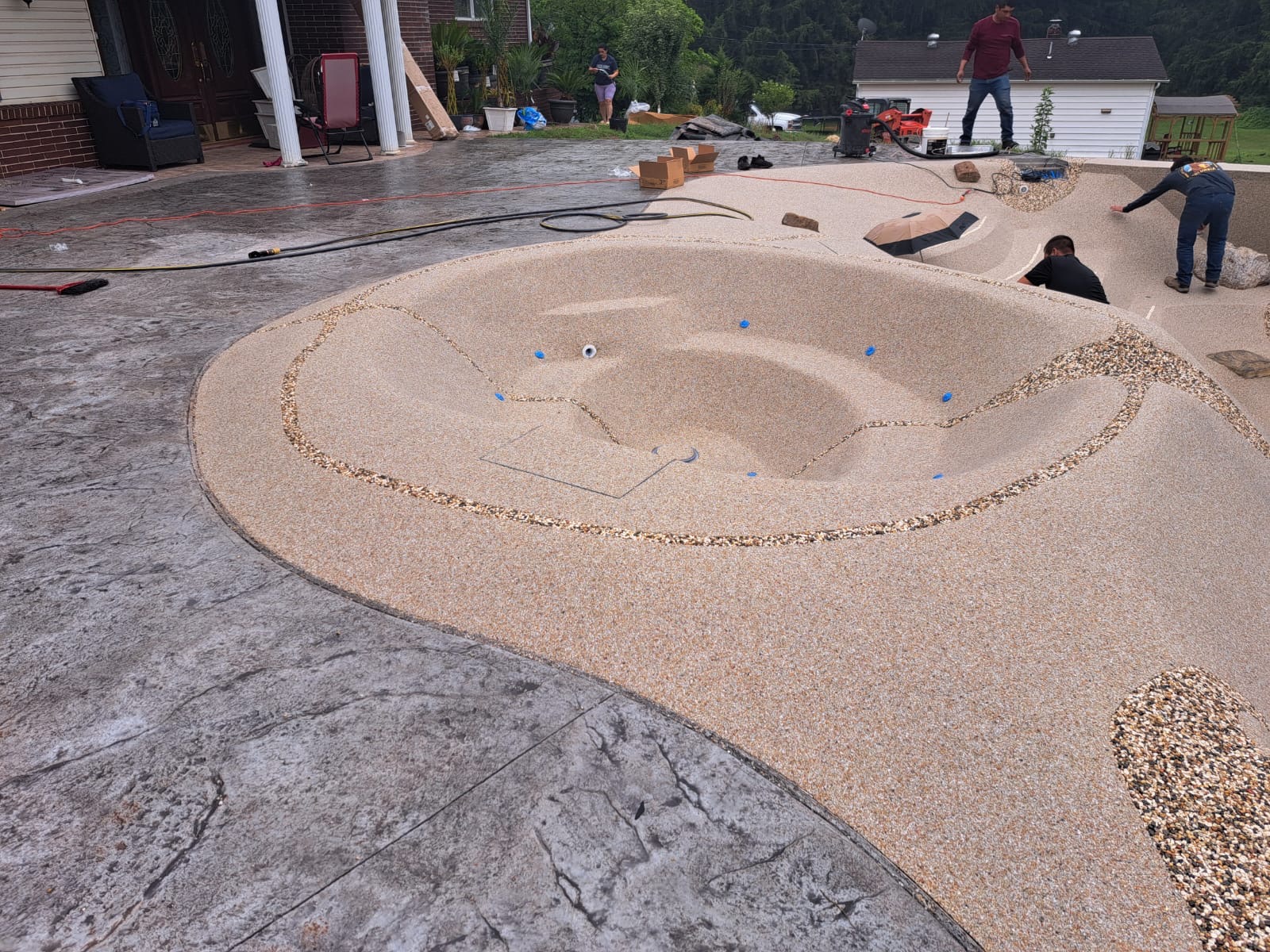The Couch sand sculpted build — July 18
