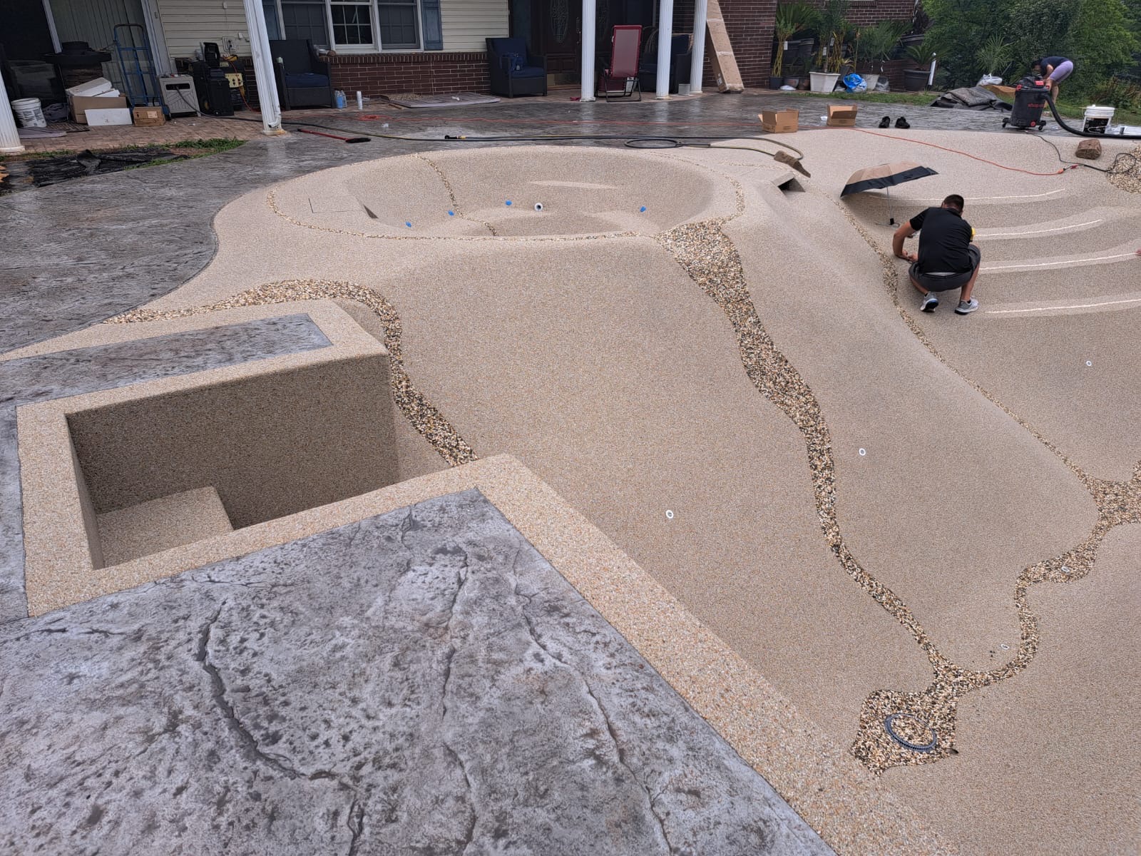 The Couch sand sculpted build — July 18