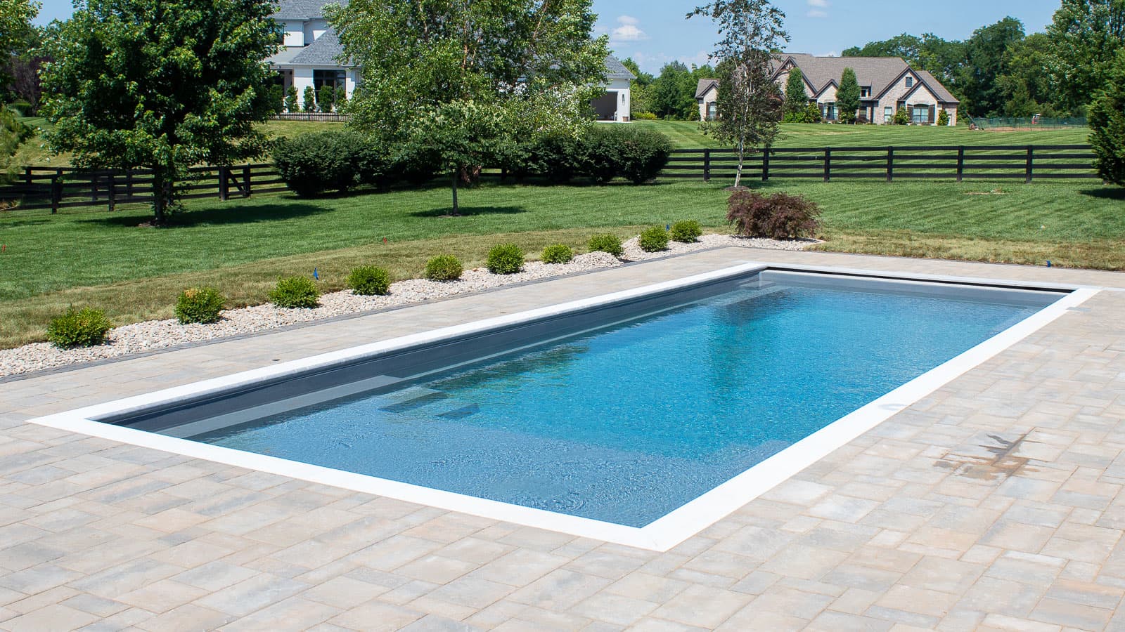 The Illusion fiberglass pool by Imagine Pools
