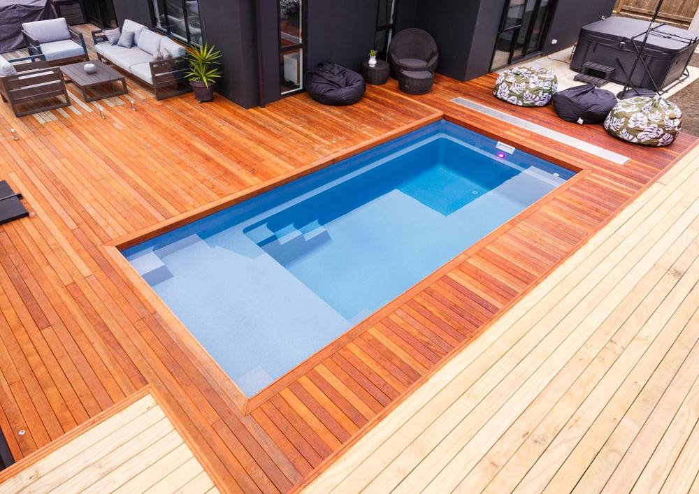 Enchantment 9.17 fiberglass pool by Latham