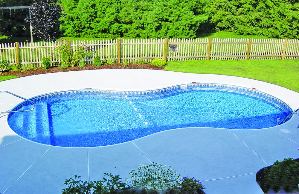 Figure 8 vinyl liner pool shape