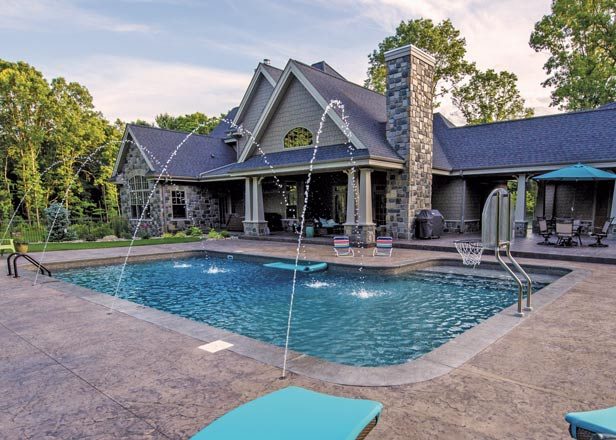 Full L vinyl liner pool shape