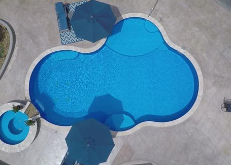 Gemini vinyl liner pool shape