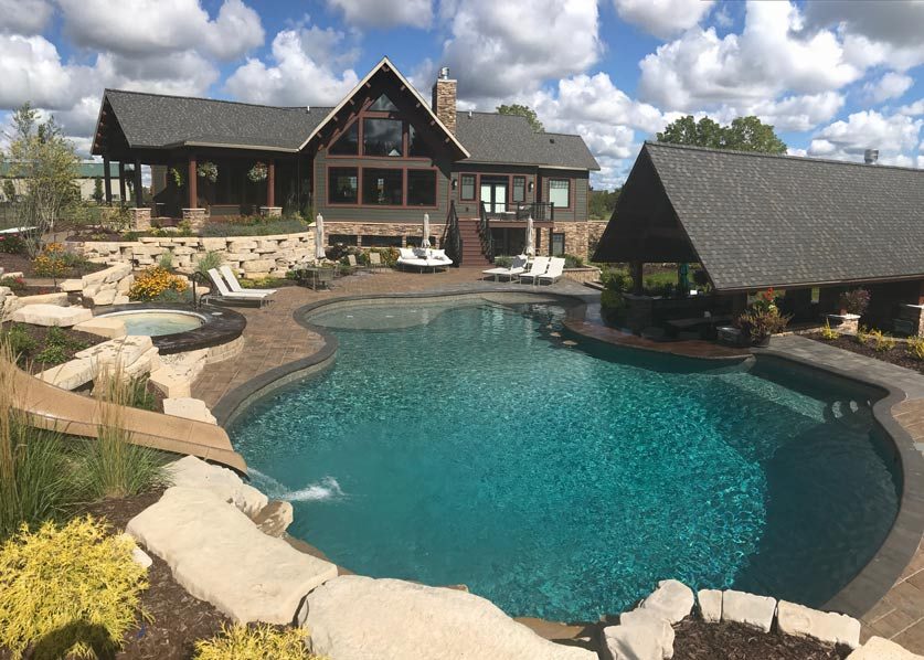 Liberty vinyl liner pool shape