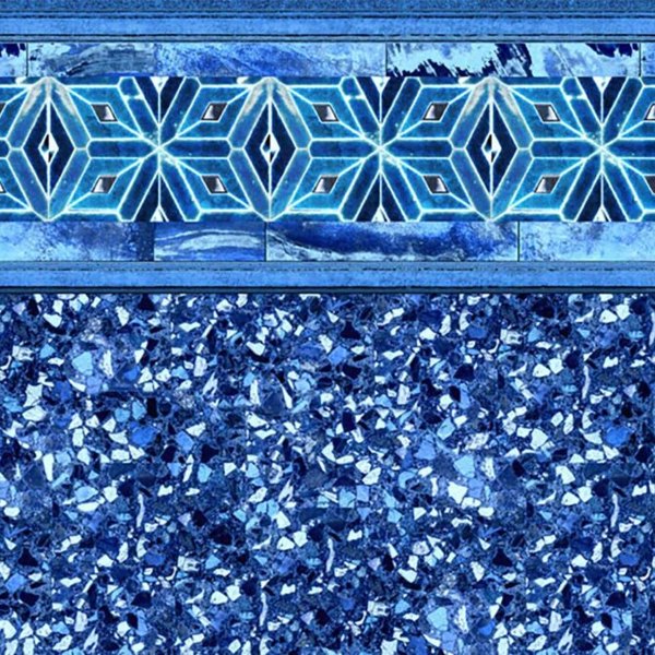 Mount Olympus / Aegean Sea vinyl pool liner pattern