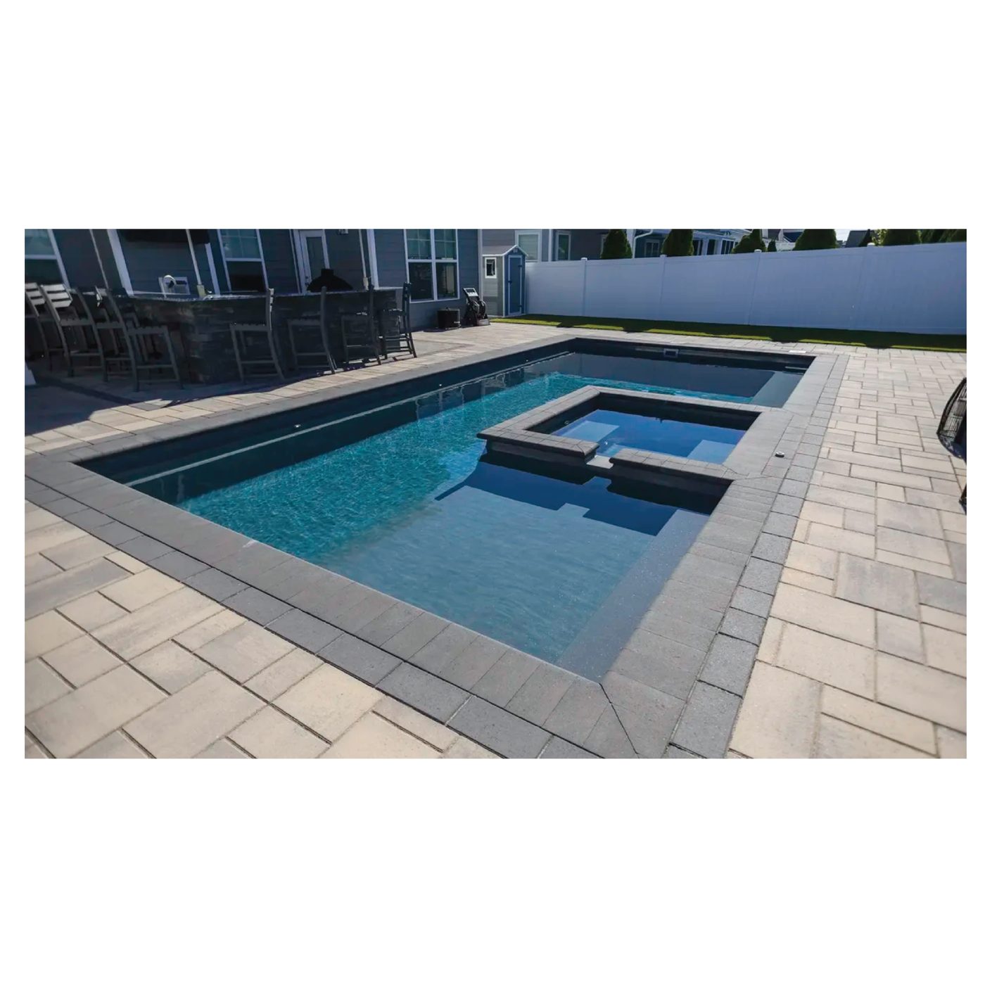 The Exquisite fiberglass pool by Imagine Pools