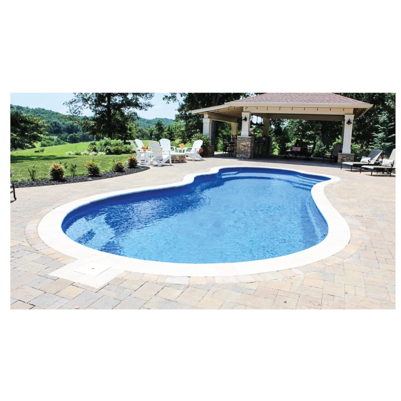 The Fantasy fiberglass pool by Imagine Pools